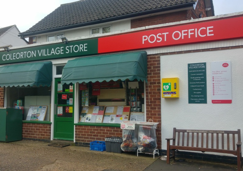 Memorial Bench outside the old Post Office
