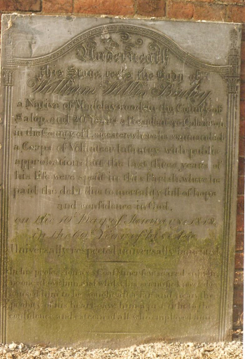 William Willis Bailey headstone